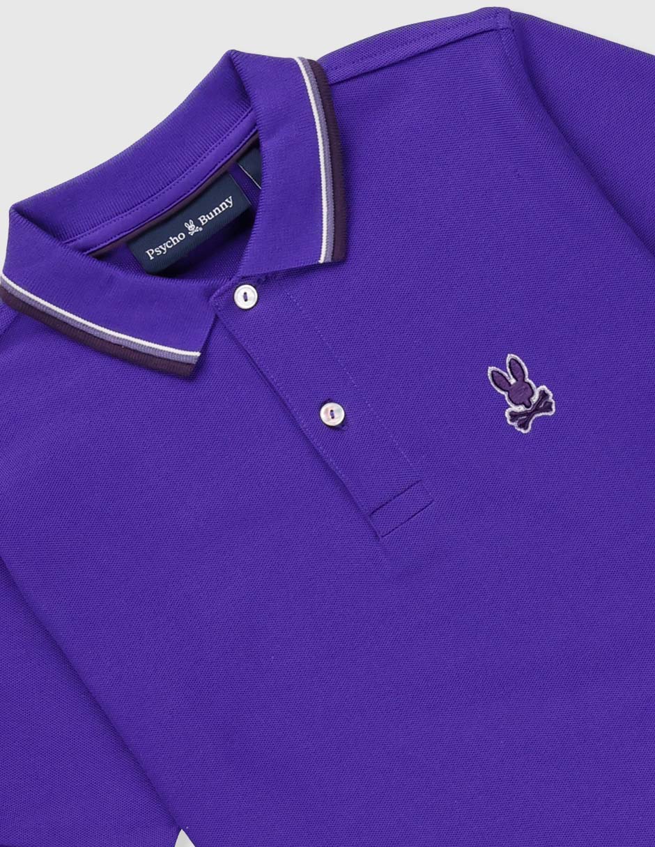 Playera tipo polo de algodón para niño 3
