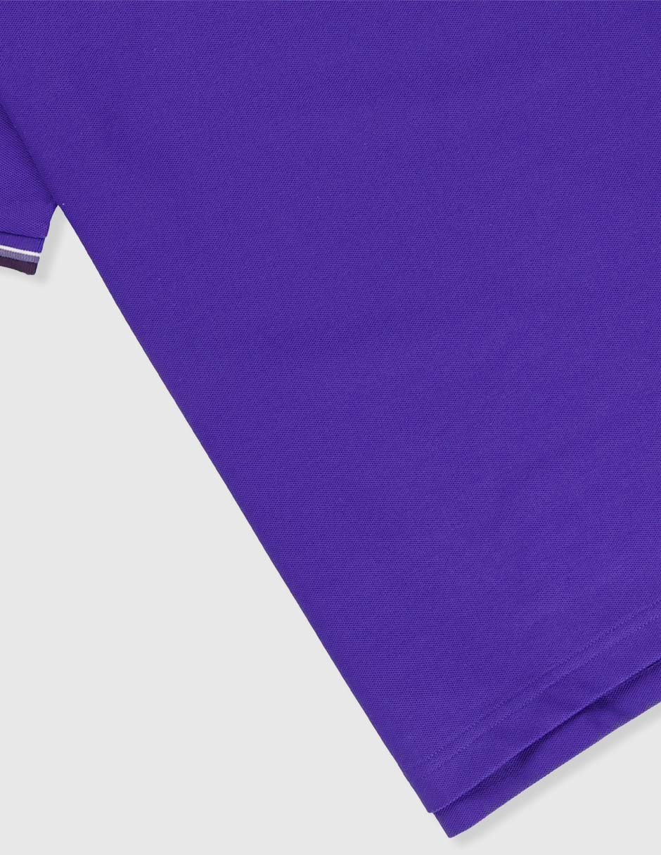 Playera tipo polo de algodón para niño 4