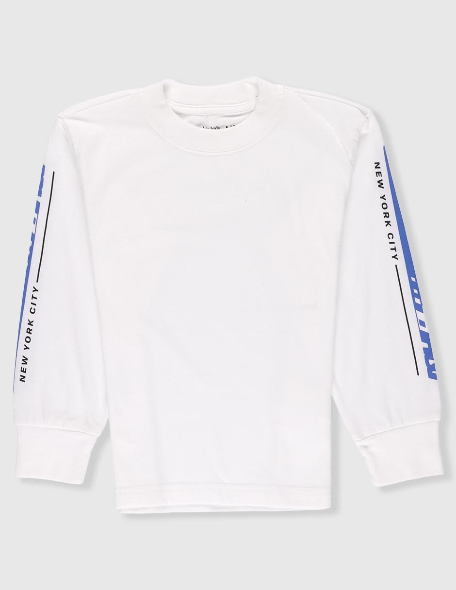 Playera manga larga para niño