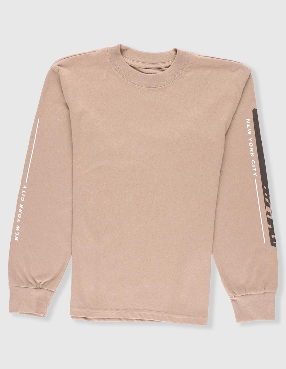 Playera manga larga para niño
