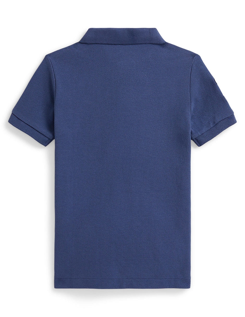 Playera tipo polo Polo de algodón para niño