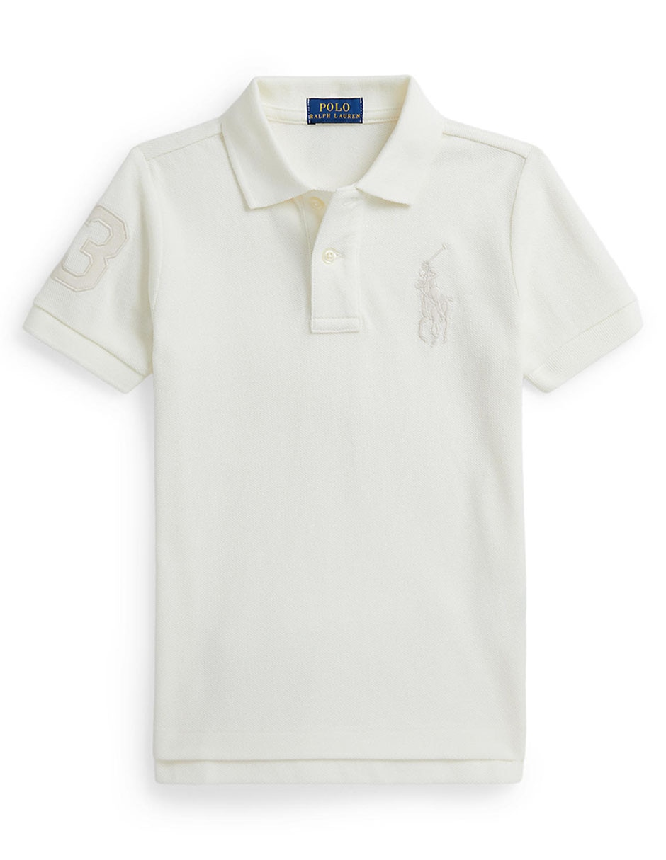 Playera tipo Polo de algodón para niño Playera tipo Polo de algodón para niño