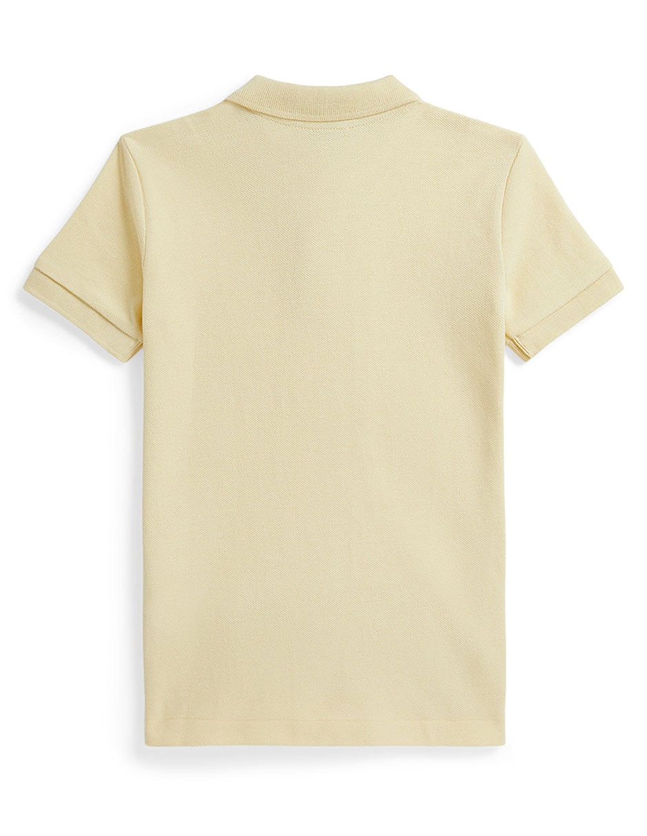 Playera tipo polo Polo de algodón para niño