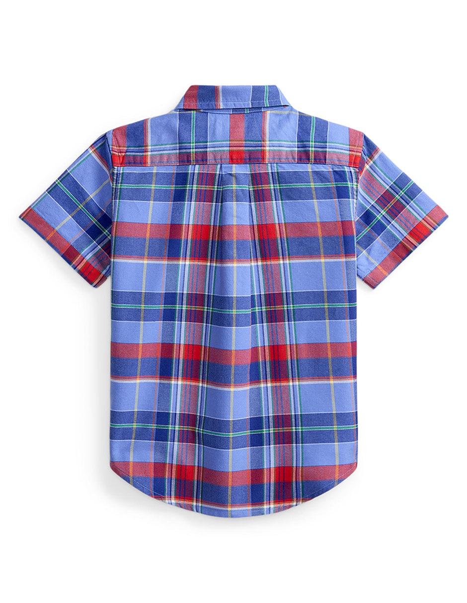 Camisa casual de algodón manga corta para niño 2
