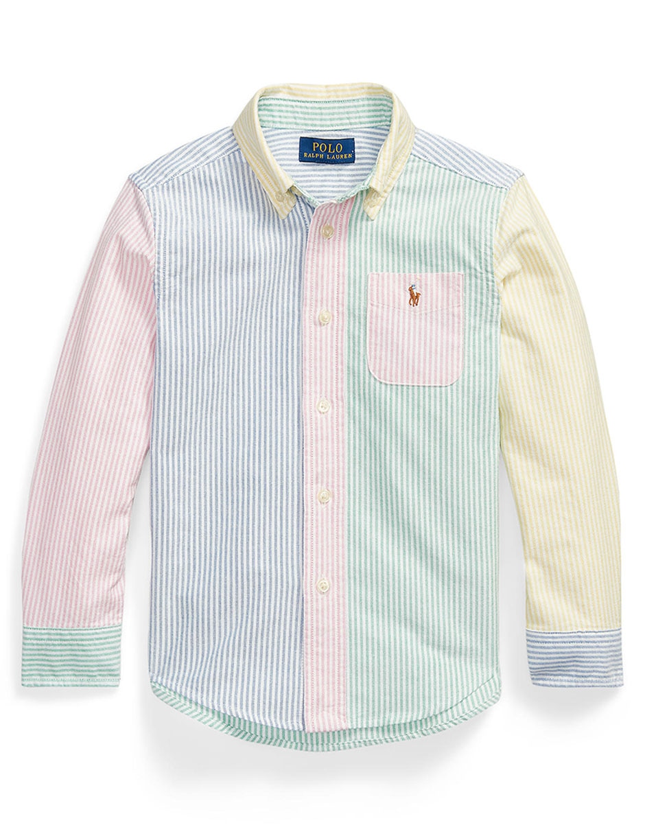 Camisa casual manga larga para niño