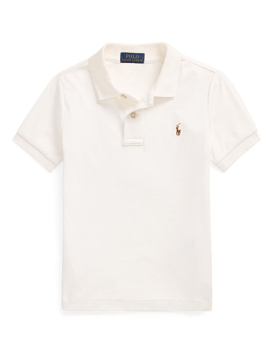 Playera tipo Polo de algodón para niño Playera tipo Polo de algodón para niño