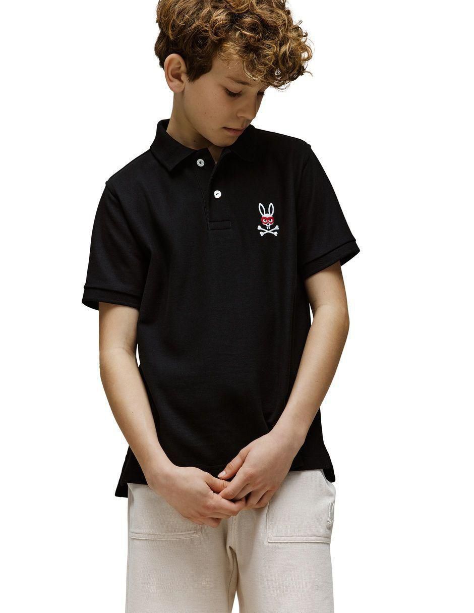 Playera tipo polo de algodón para niño Playera tipo polo de algodón para niño
