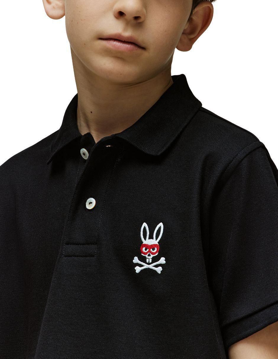 Playera tipo polo de algodón para niño 2