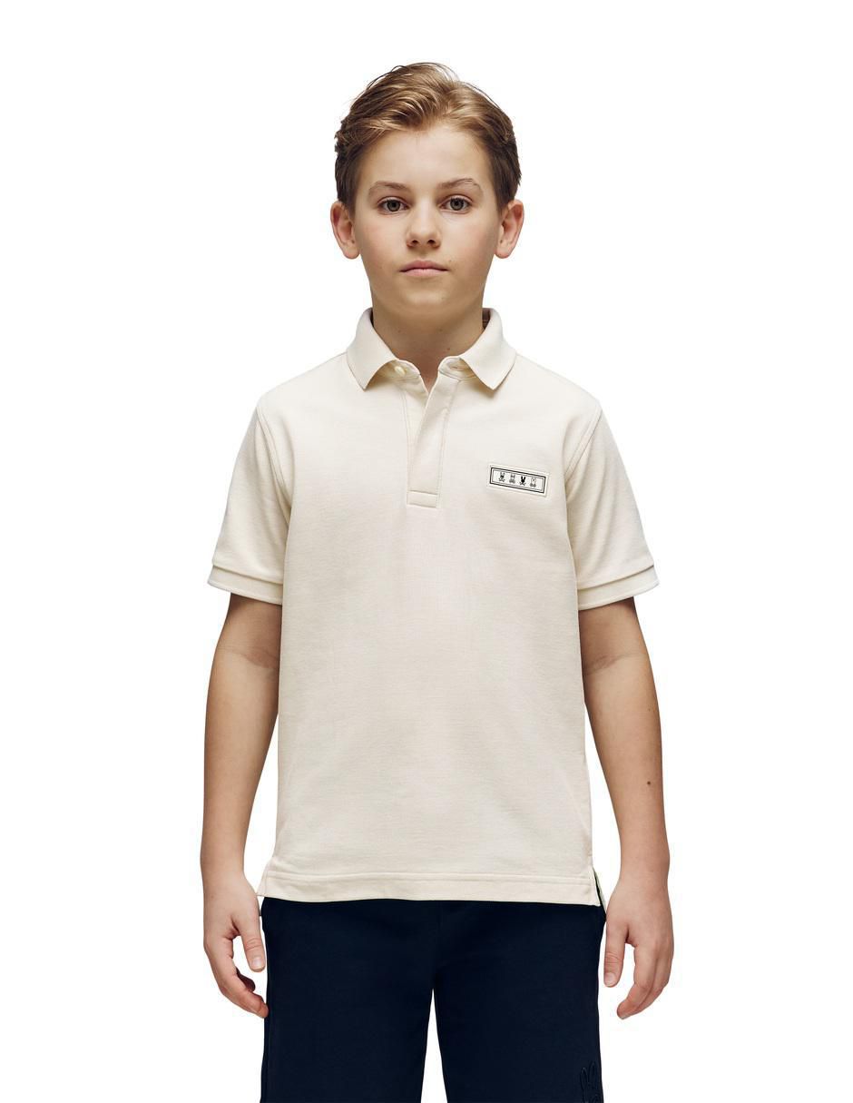 Playera tipo polo de algodón para niño 2