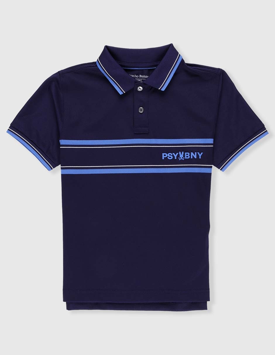 Playera tipo polo para niño