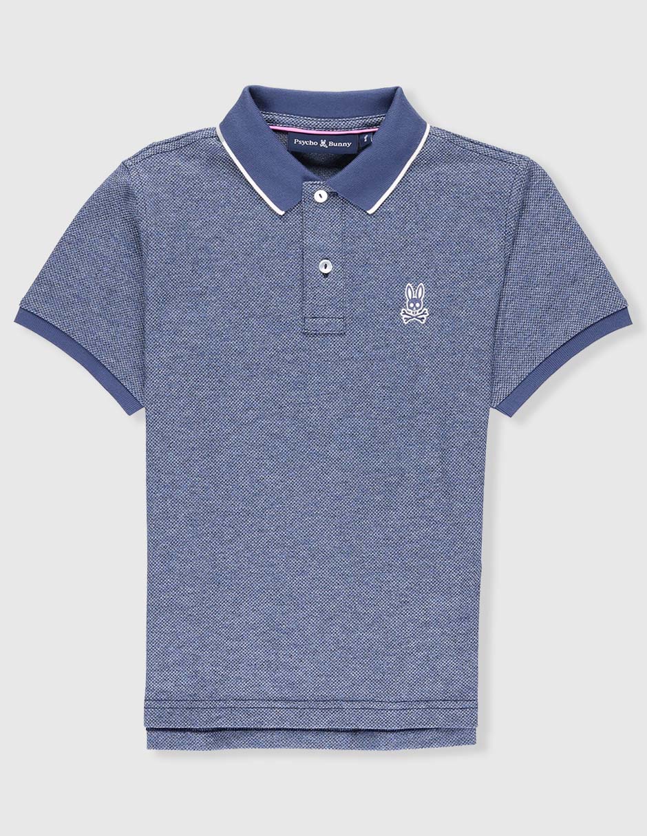 Playera tipo polo de algodón para niño Playera tipo polo de algodón para niño