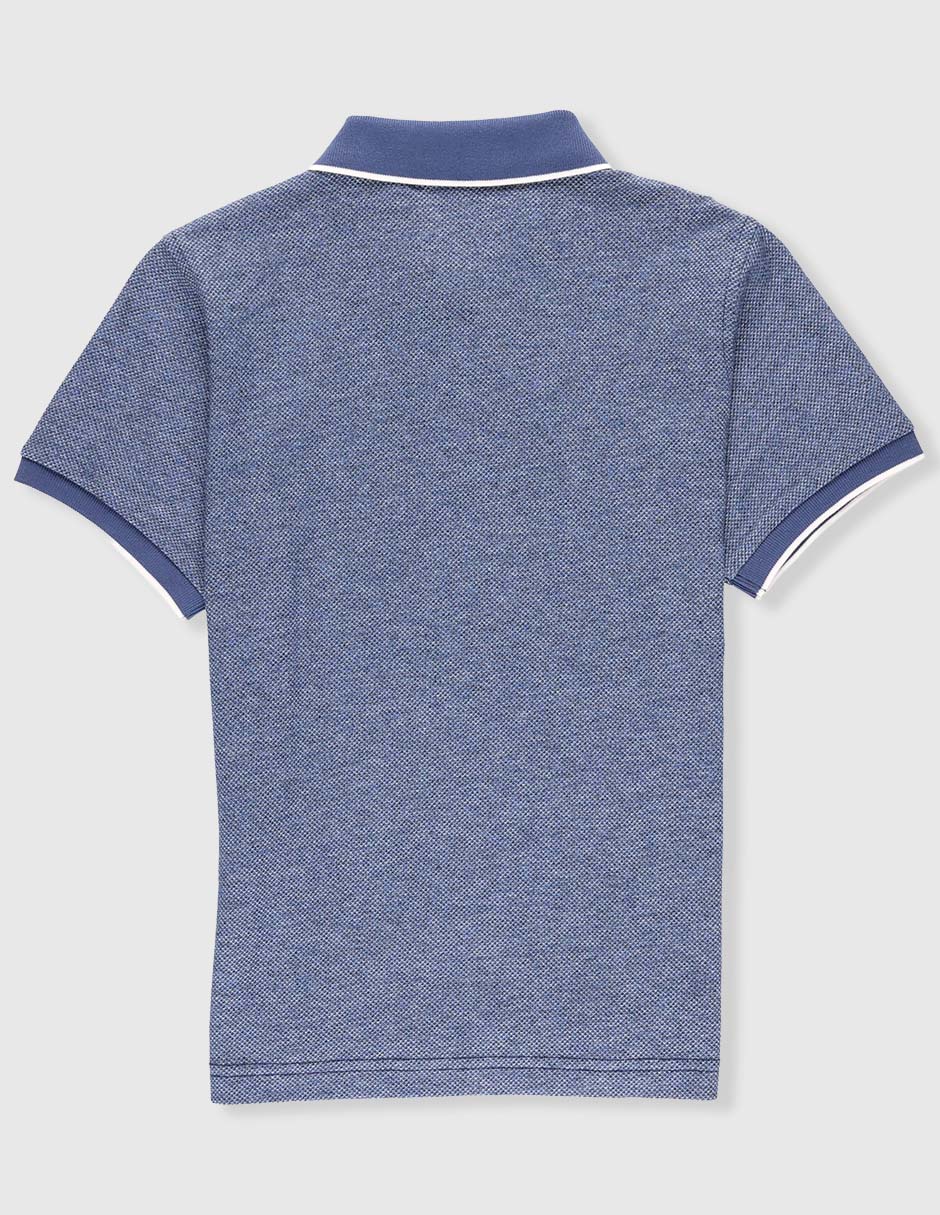 Playera tipo polo de algodón para niño 2