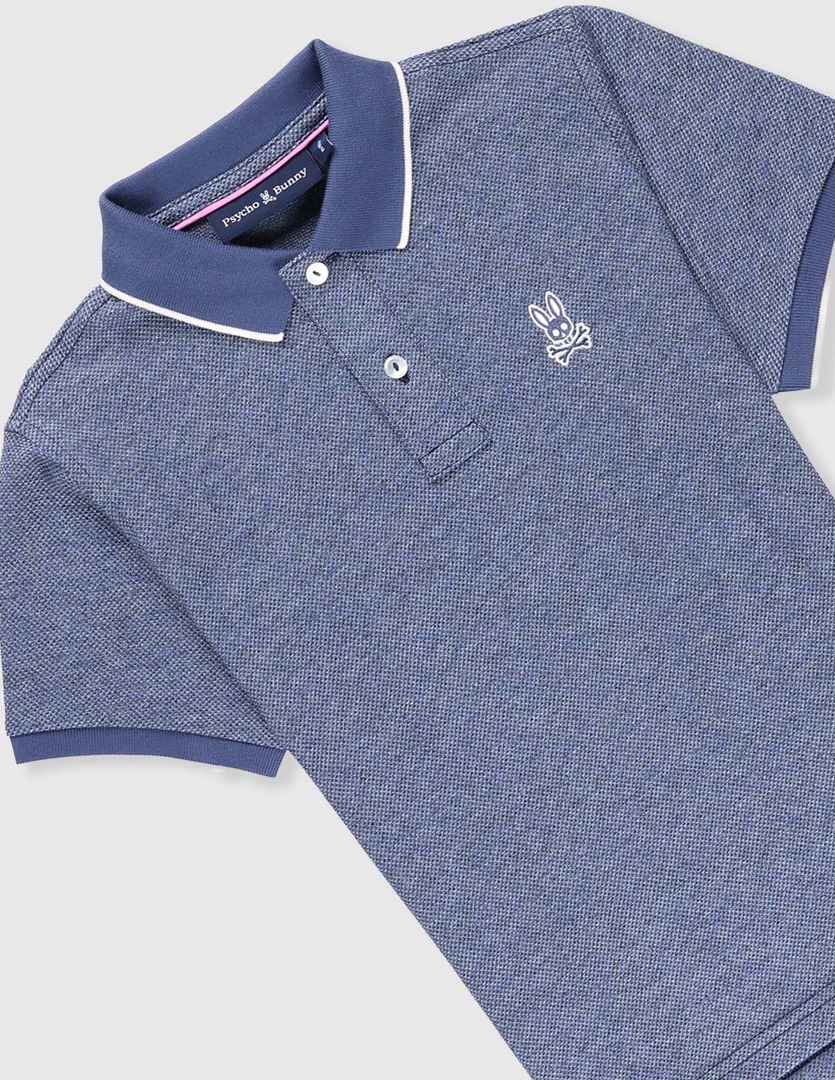 Playera tipo polo de algodón para niño 3