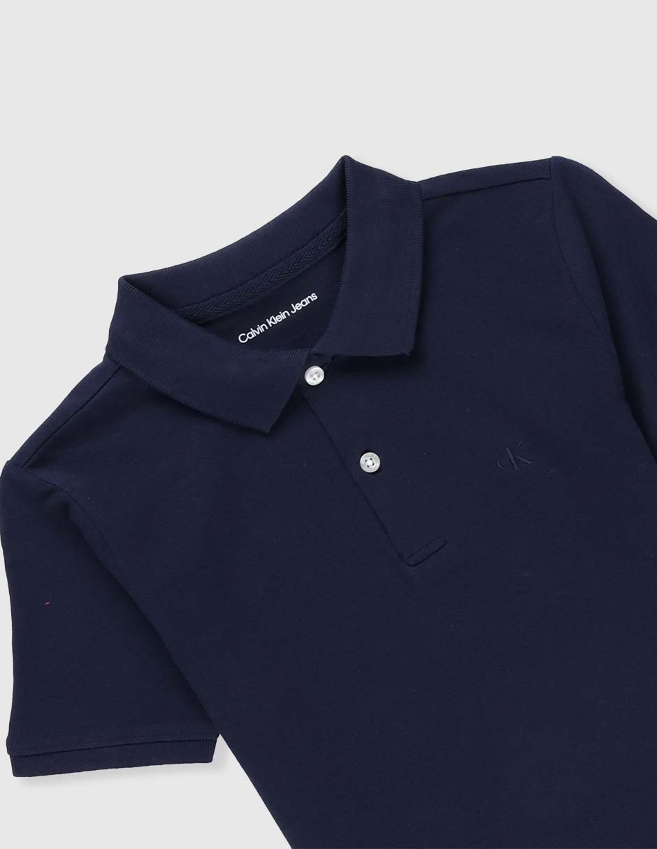 Playera tipo polo de algodón para niño 3