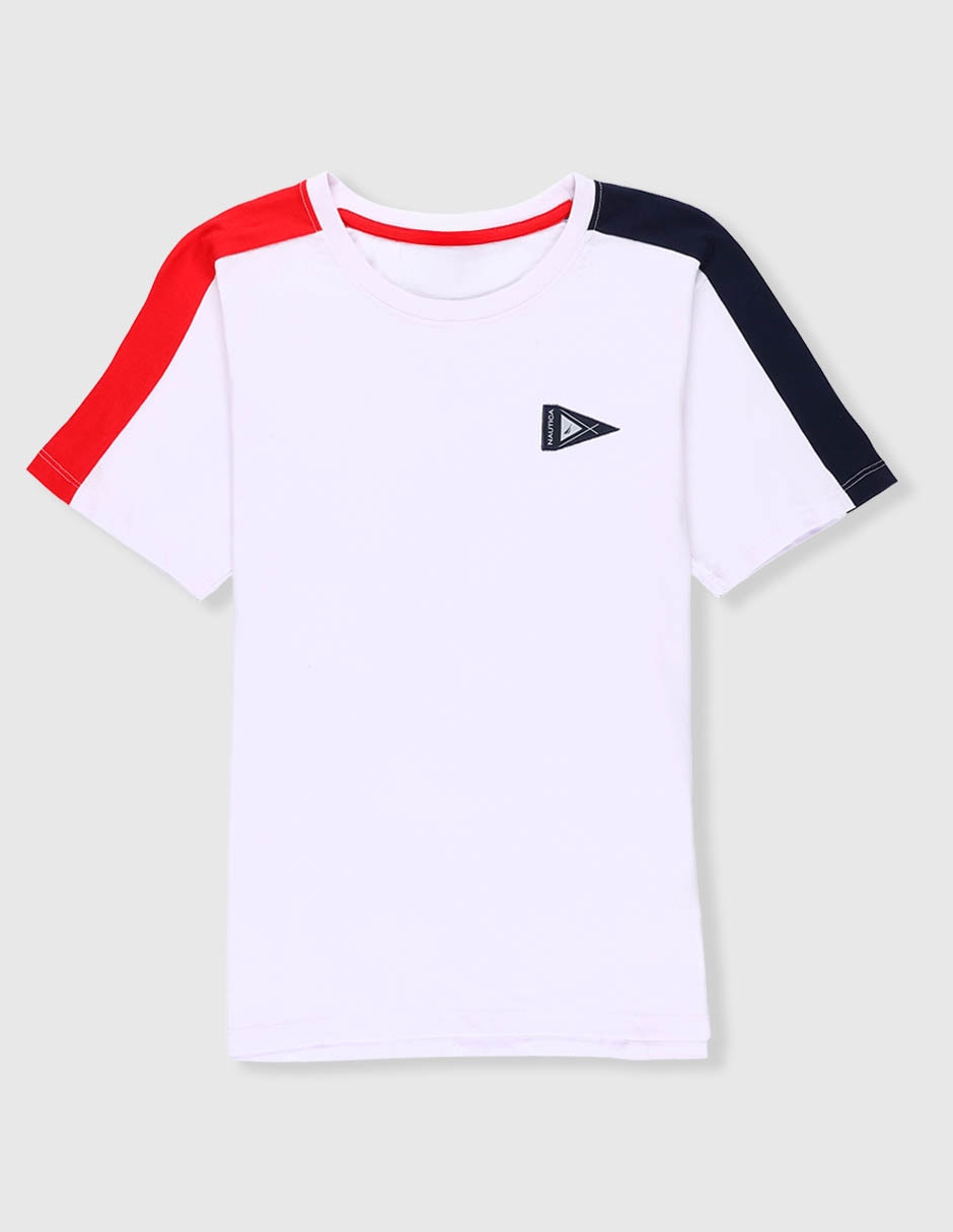 Playera Nautica manga corta para niño