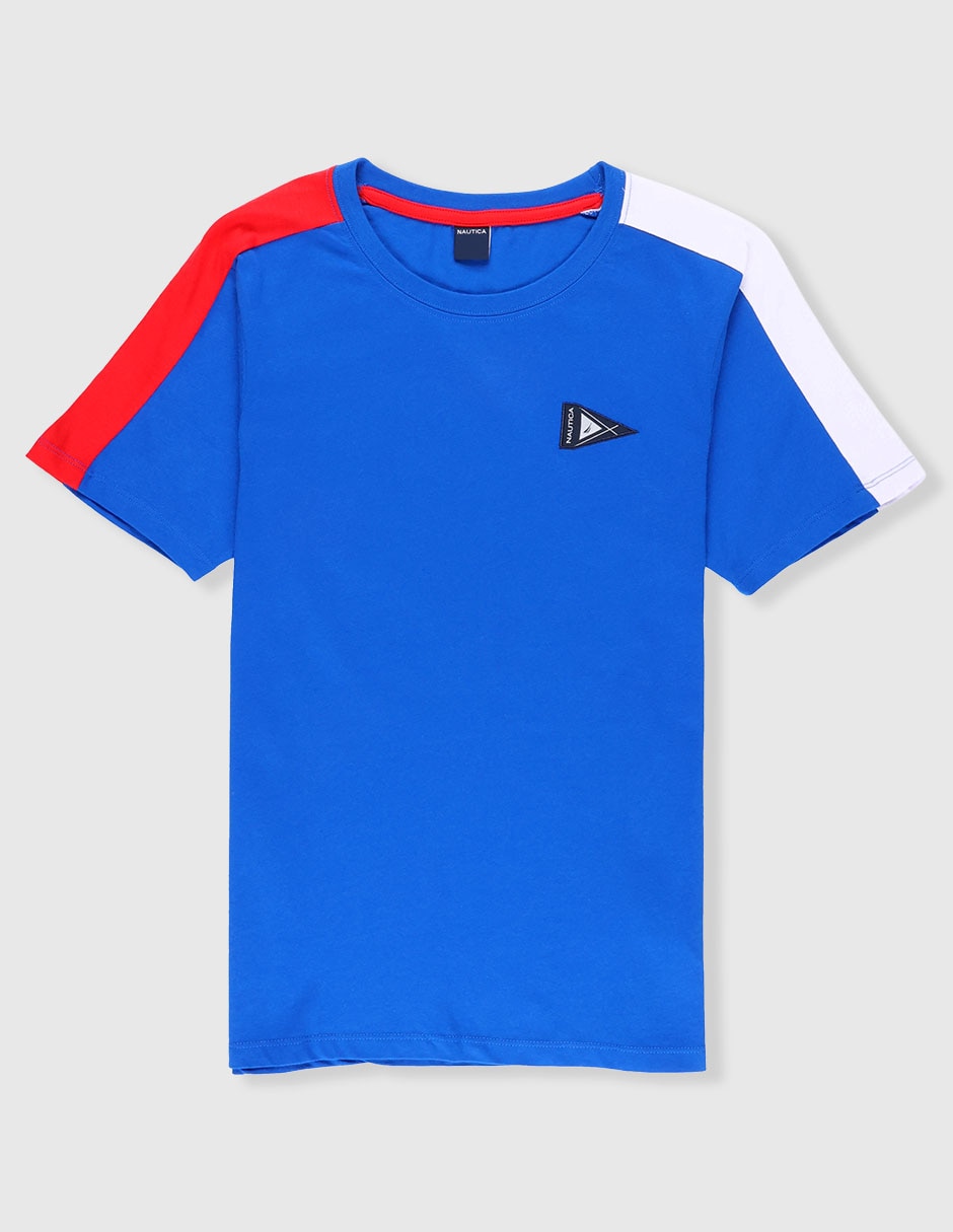 Playera Nautica manga corta para niño