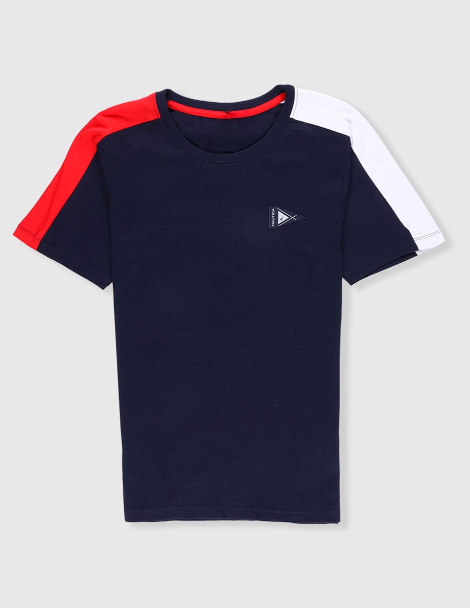 Playera Nautica manga corta para niño Playera Nautica manga corta para niño