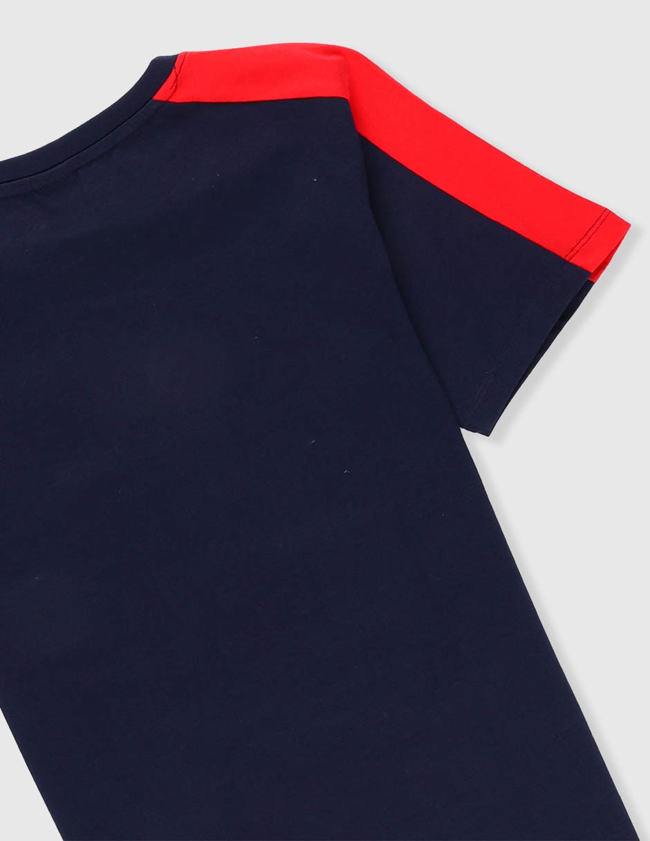 Playera Nautica manga corta para niño