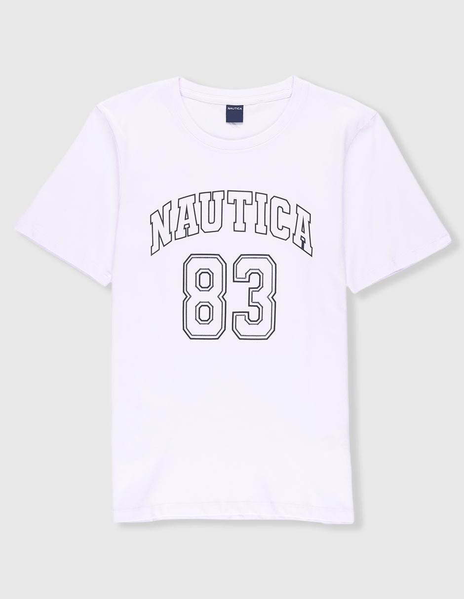 Playera Nautica manga corta para niño Playera Nautica manga corta para niño