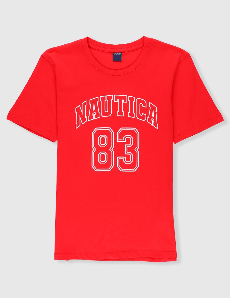Playera Nautica manga corta para niño Playera Nautica manga corta para niño