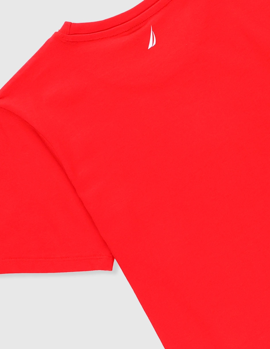 Playera Nautica manga corta para niño