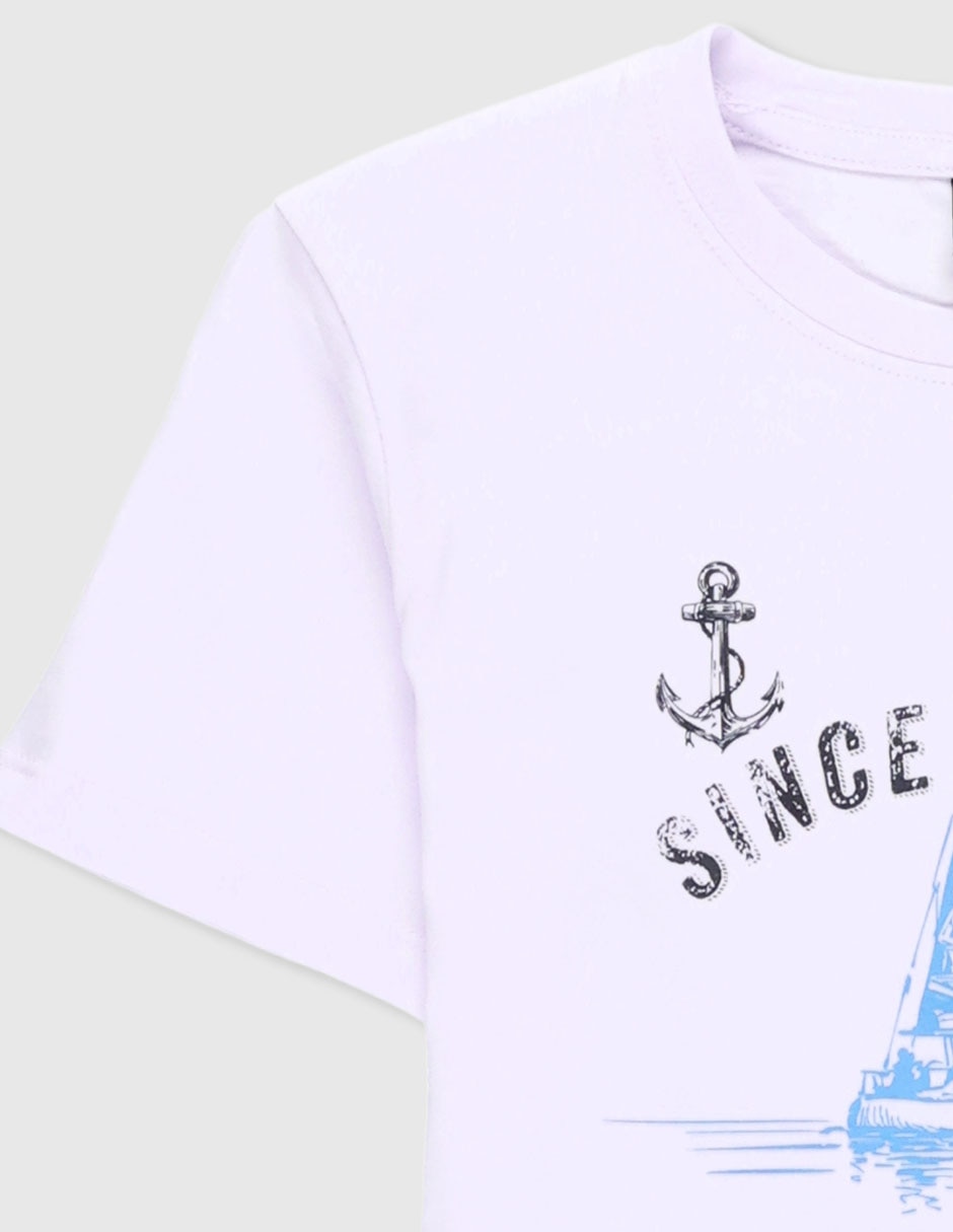 Playera manga corta para niño 4