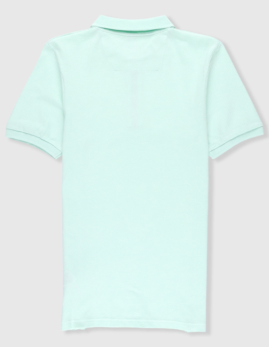 Playera tipo polo de algodón para niño 2