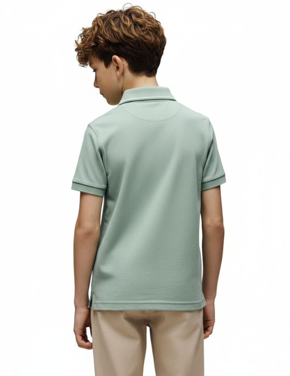 Playera tipo polo para niño 2