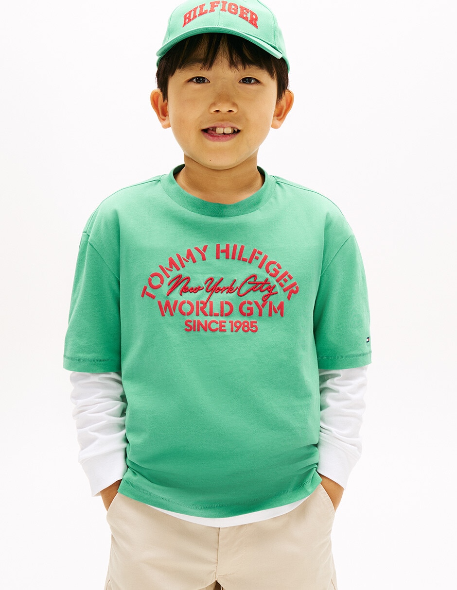 Playera manga corta para niño 6