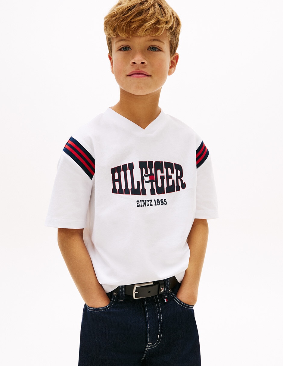 Playera manga corta para niño