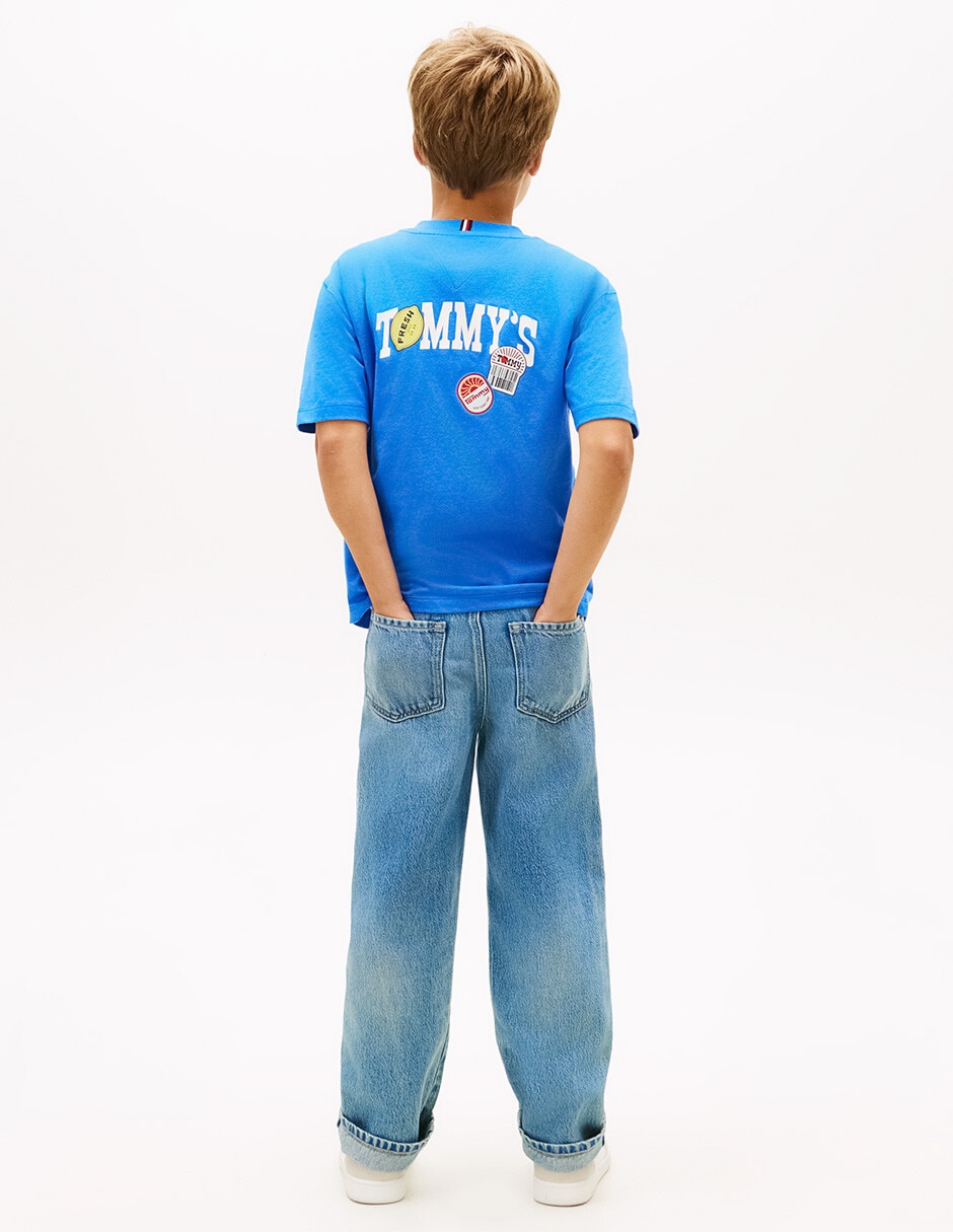 Playera Tommy Hilfiger manga corta para niño 4