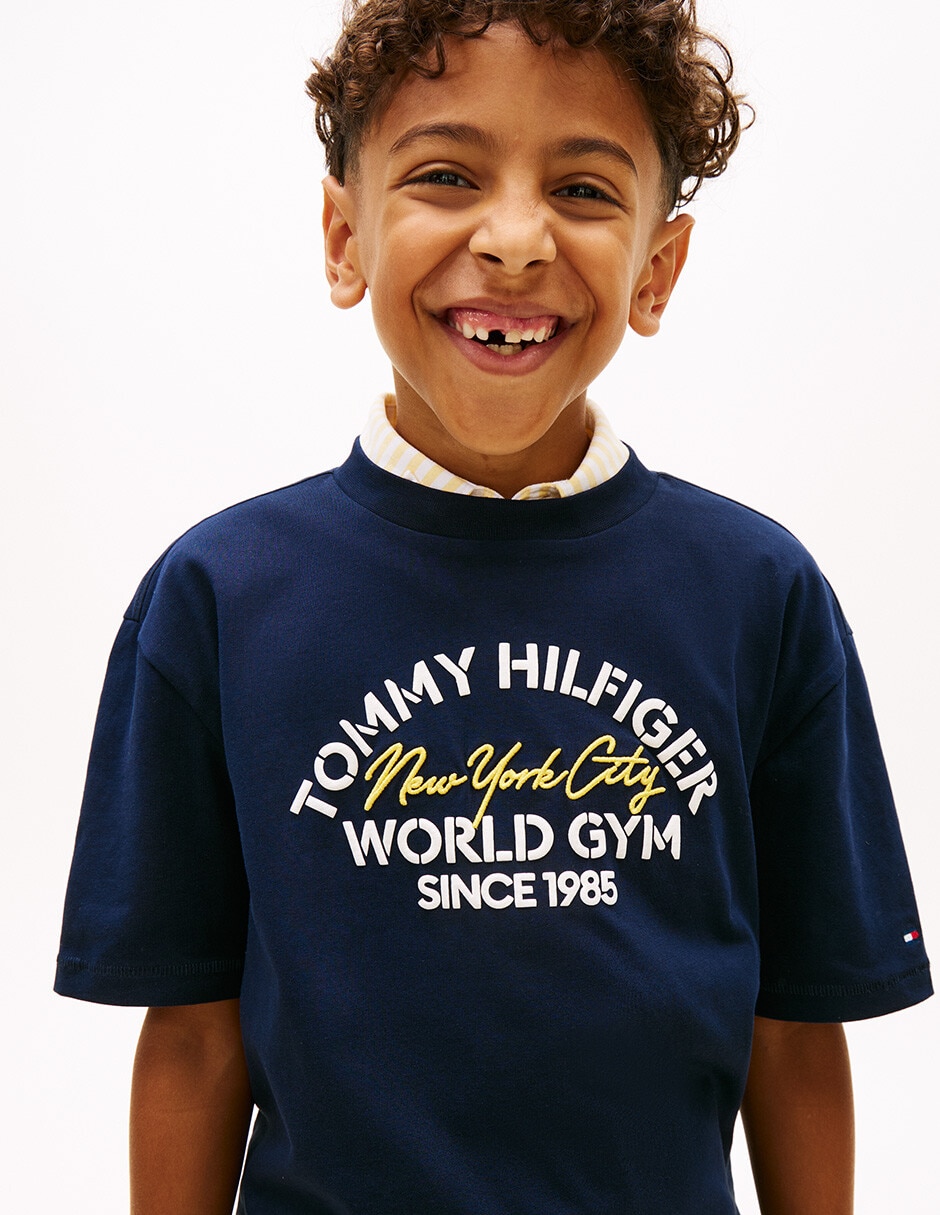 Playera manga corta para niño 4