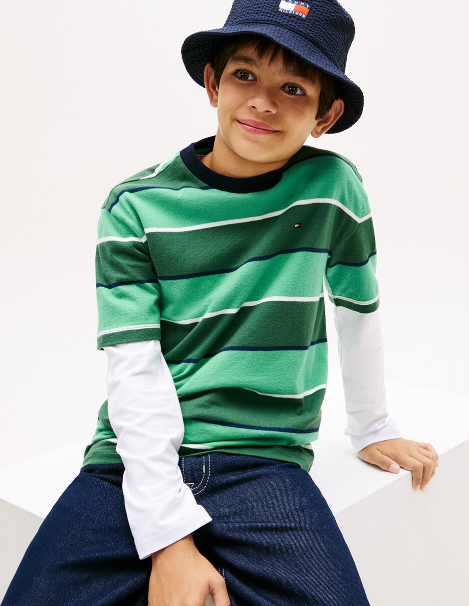 Playera manga corta para niño 3
