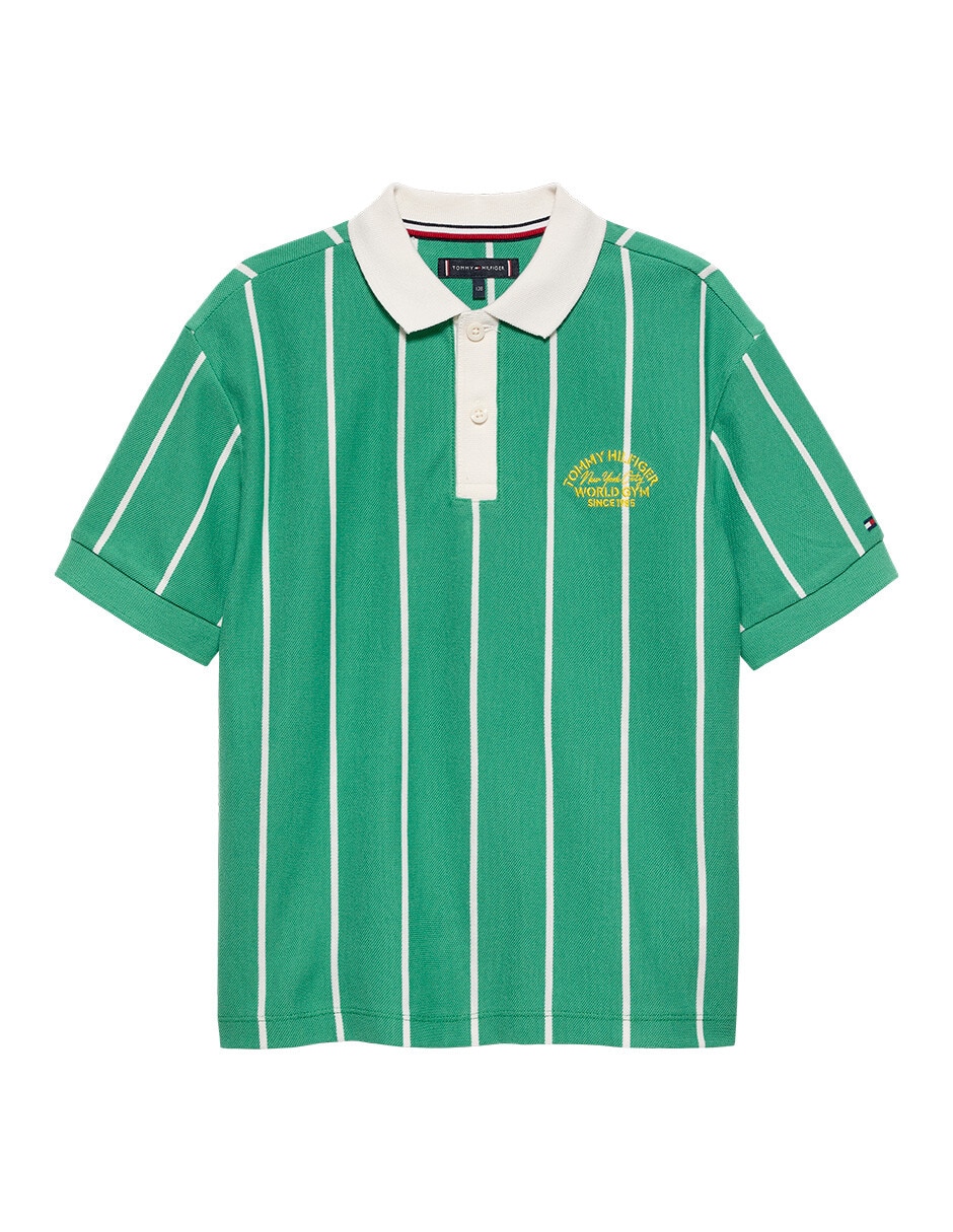 Playera tipo polo de algodón para niño Playera tipo polo de algodón para niño