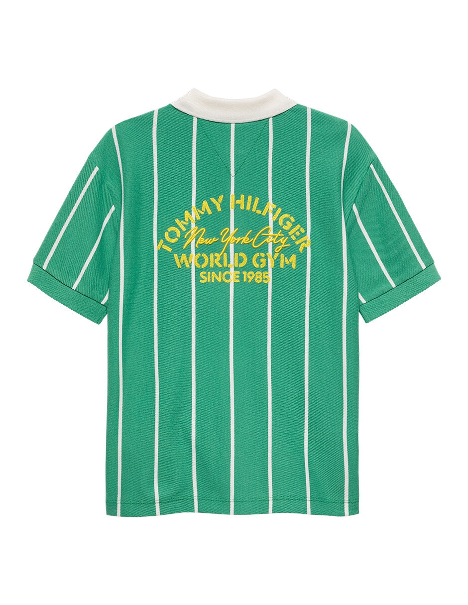 Playera tipo polo de algodón para niño 2