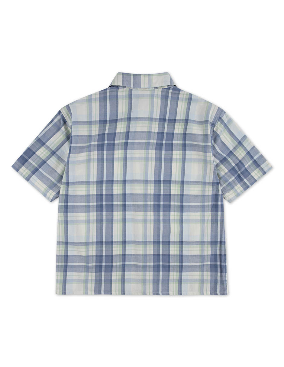 Camisa casual de algodón manga corta para niño 3