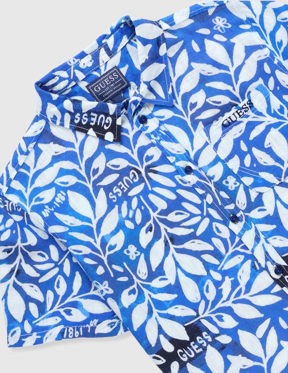 Camisa casual manga corta para niño 3