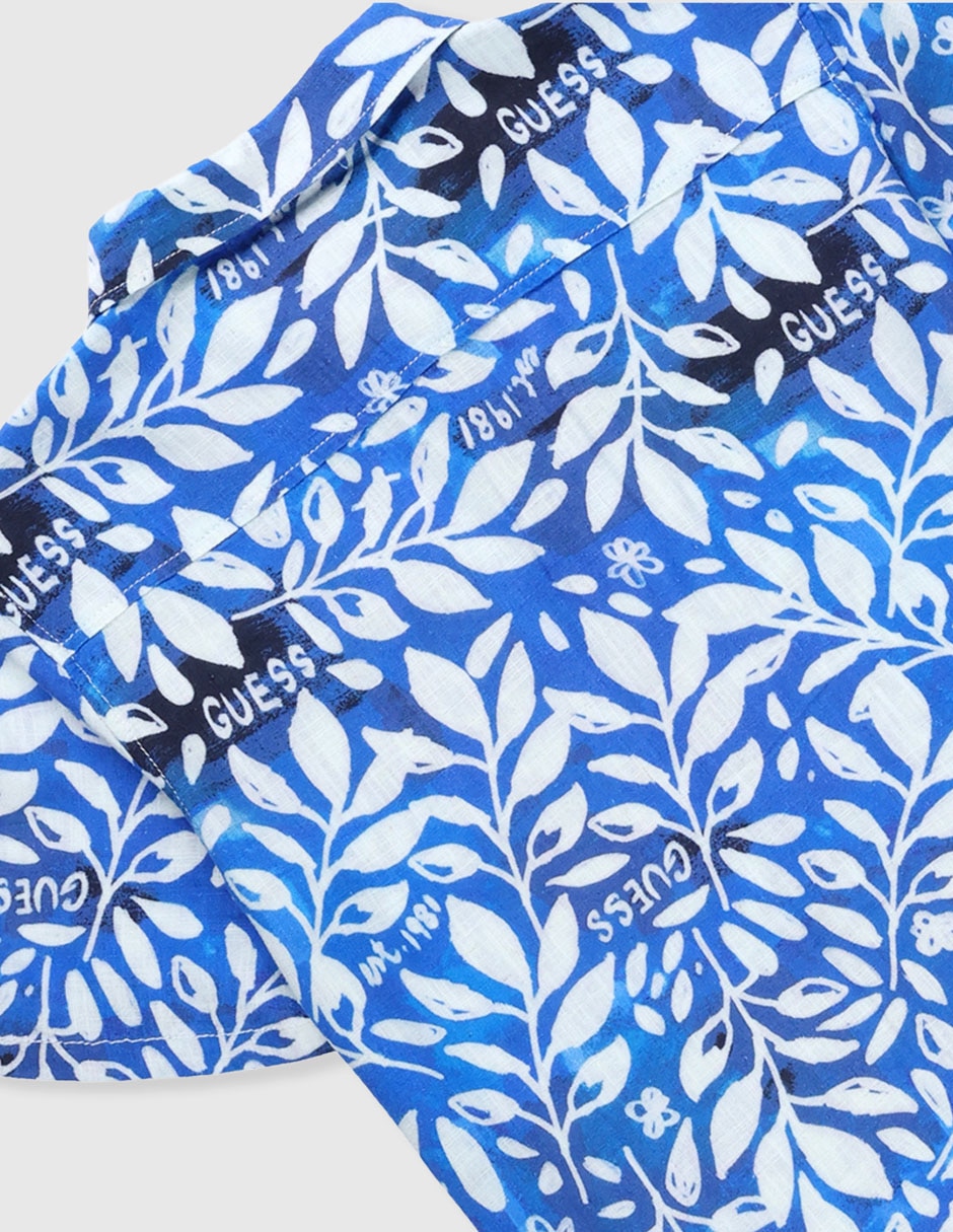 Camisa casual manga corta para niño 4