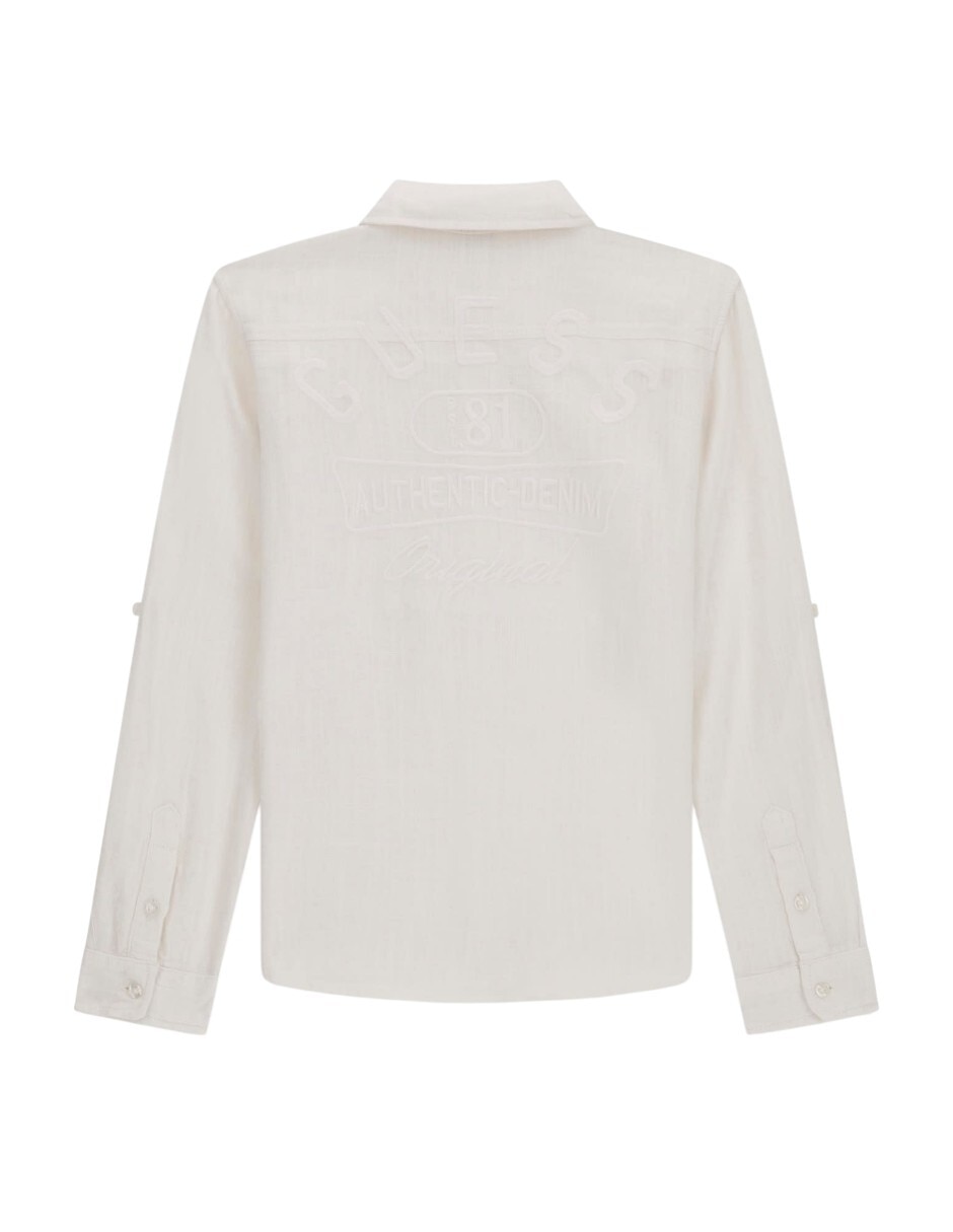 Camisa casual manga larga para niño 2