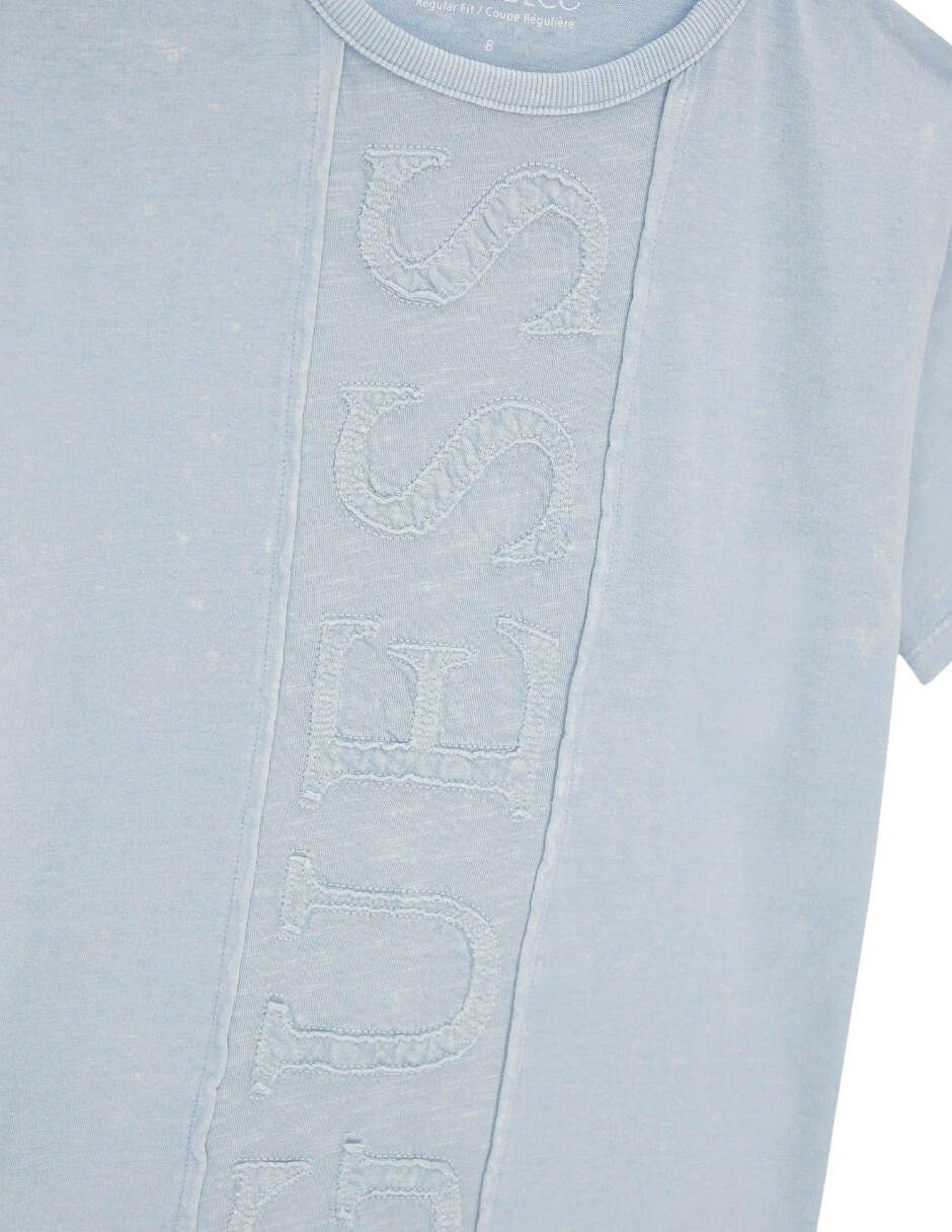 Playera manga al codo para niño 3