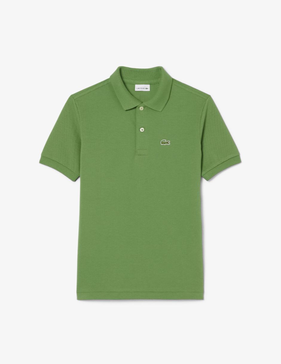 Playera tipo polo Core de algodón para niño