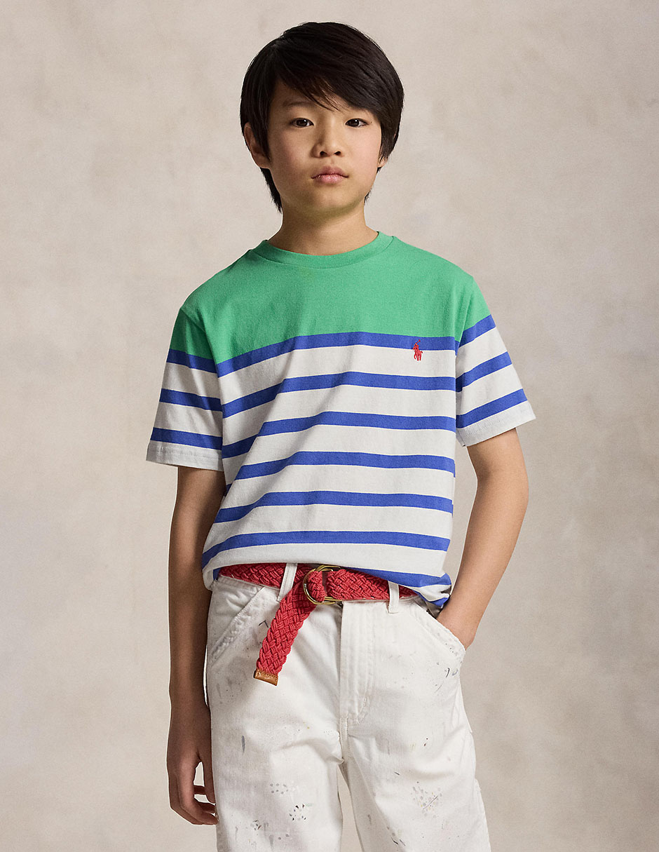 Playera manga corta para niño