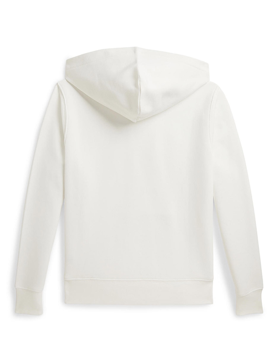 SUDADERA POLO A12302 POLIÉS, 7, BLANCO