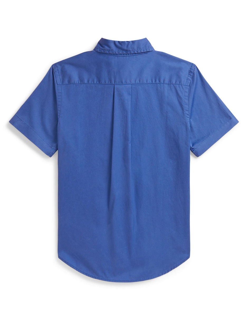 Camisa casual de algodón manga corta para niño 2