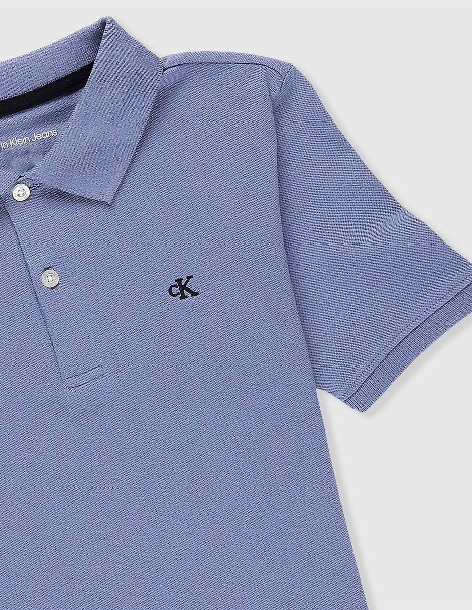 Playera tipo polo de algodón para niño 3