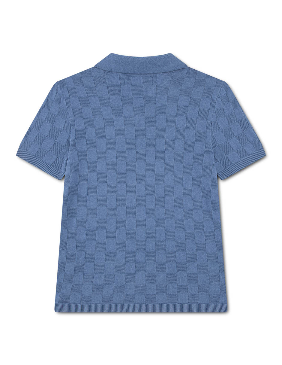 Playera tipo polo de algodón para niño 3
