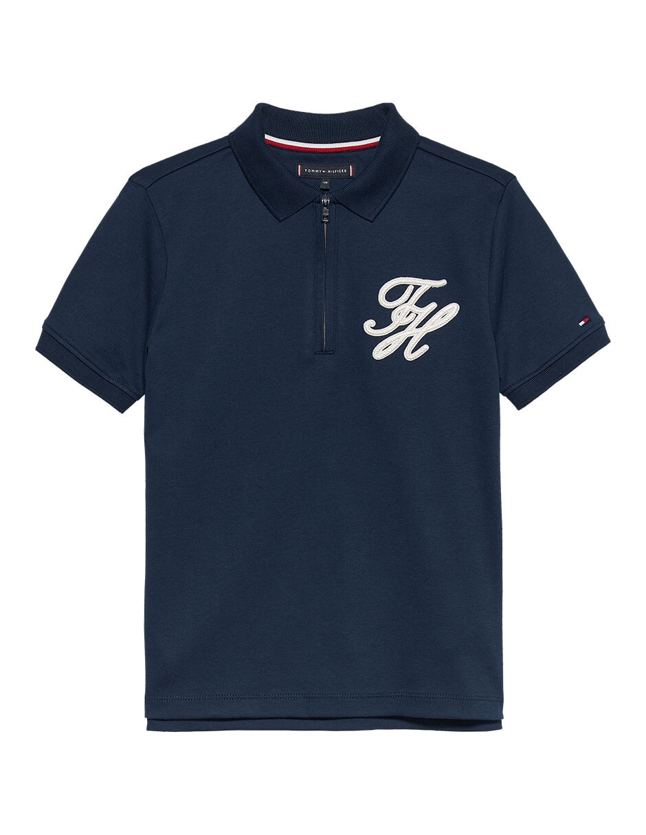 Playera tipo polo Tommy Hlfiger de algodón para niño 3