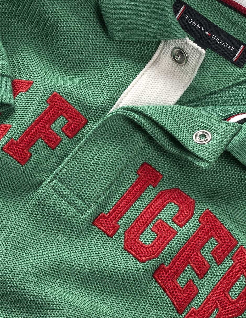 Playera tipo polo Hilfiger de algodón para niño 3