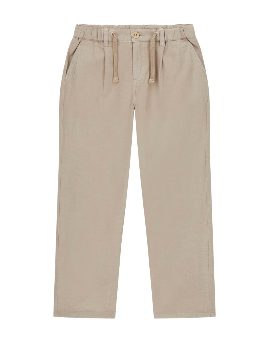 Jeans jogger relajado lavado medio para niño