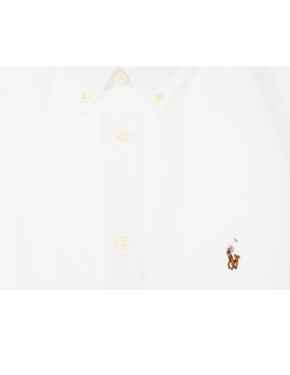 Camisa casual polo ralph lauren de algodón manga larga para niño